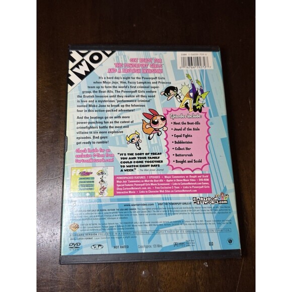 Cartoon Network The Powerpuff Girls - Meet the Beat-Alls (DVD, 2001) - Picture 4 of 4